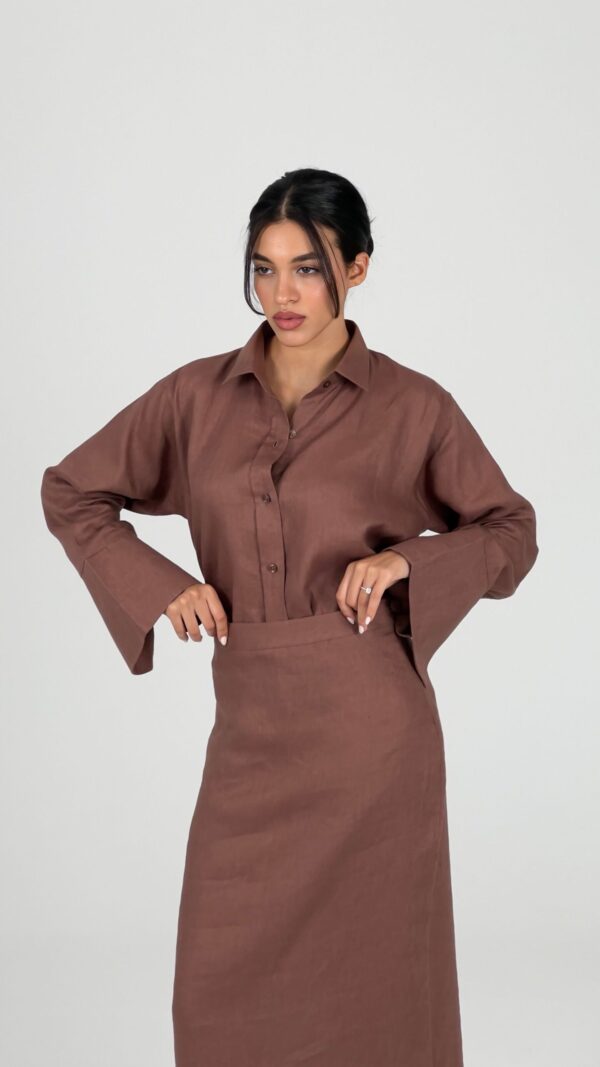 Mocha Skirt Set - Image 2