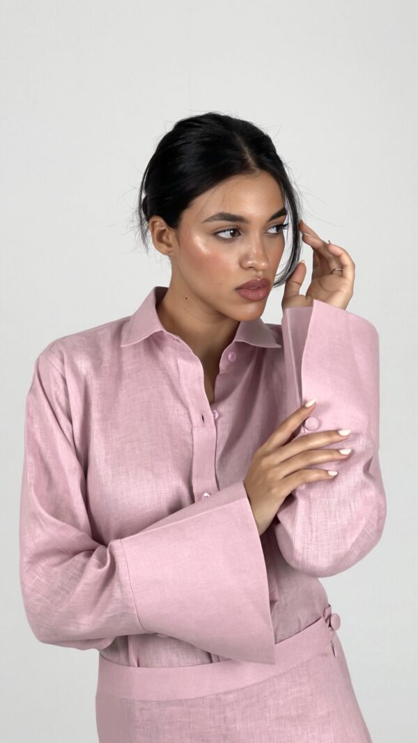 Dusty Rose Skirt Set - Image 2