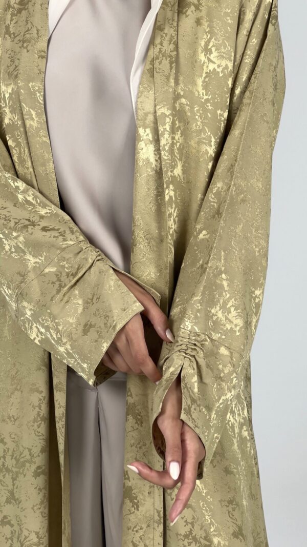 Golden Whisper Abaya - Image 4