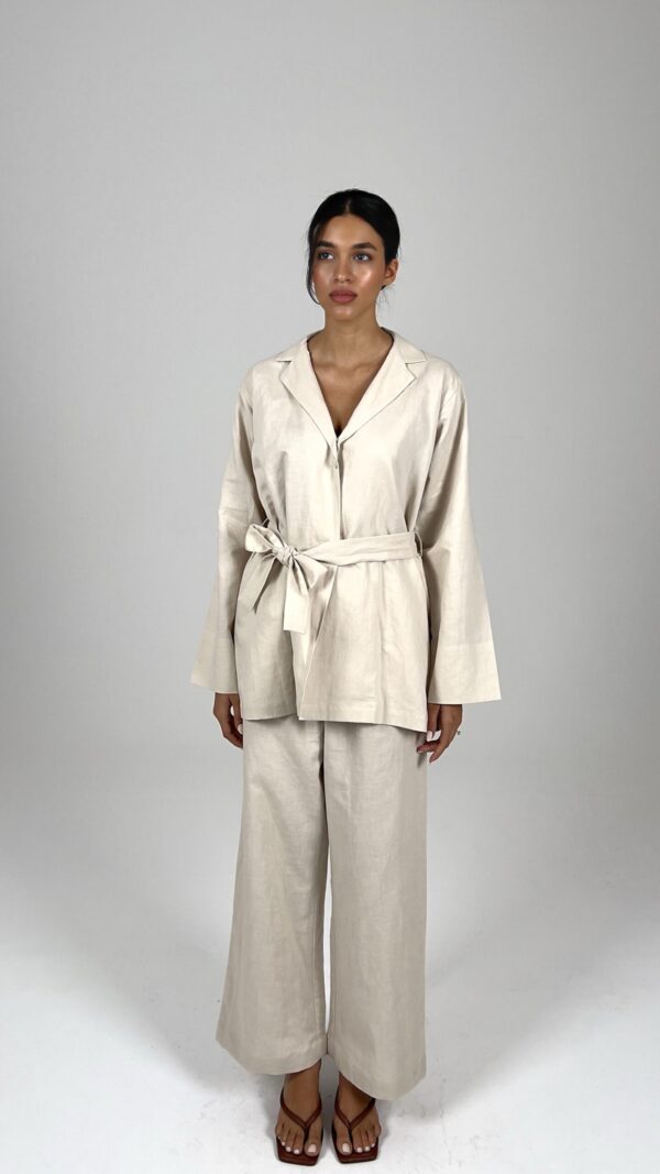 Ecru Linen Top - Image 2