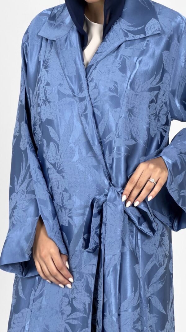 Azure Wrap Abaya - Image 3
