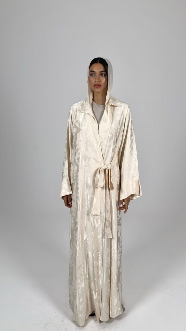 Pearl Wrap Abaya - Image 1
