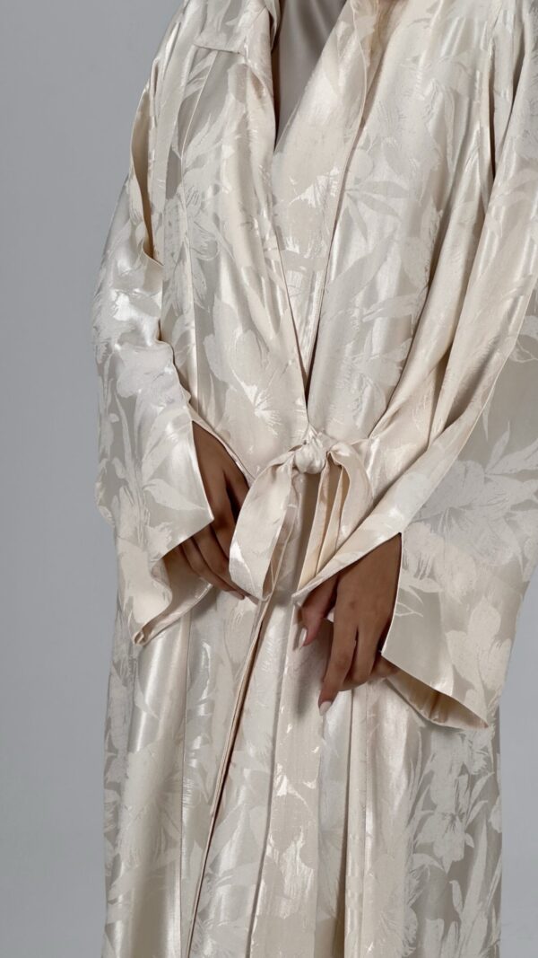 Pearl Wrap Abaya - Image 4