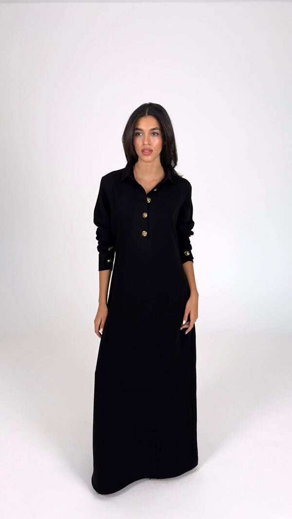 Noir Charm Dress - Image 1