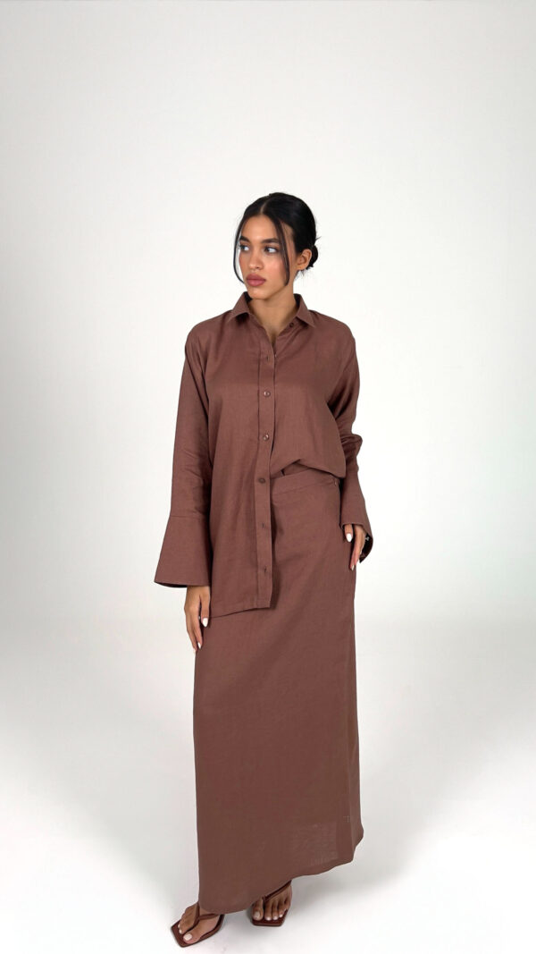 Mocha Skirt Set - Image 1