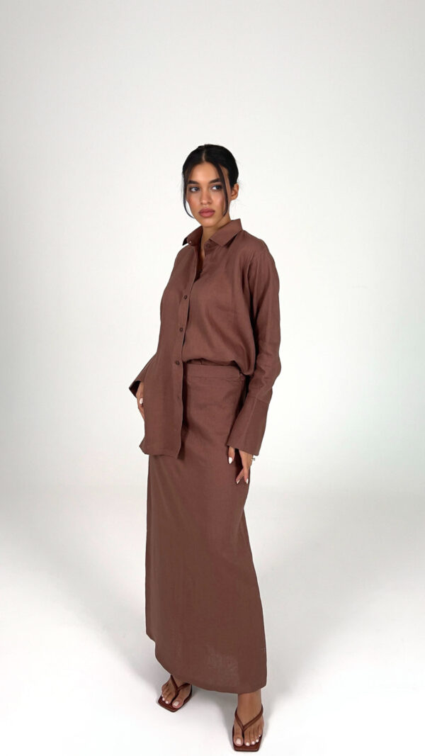 Mocha Skirt Set - Image 4