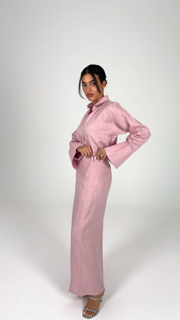Dusty Rose Skirt Set - Image 3