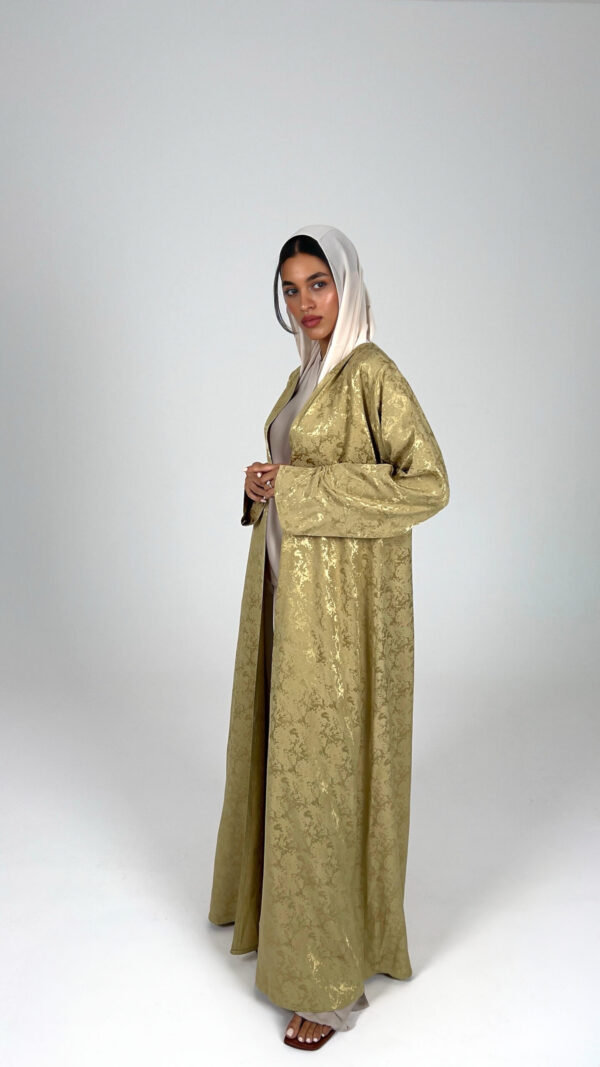Golden Whisper Abaya - Image 3