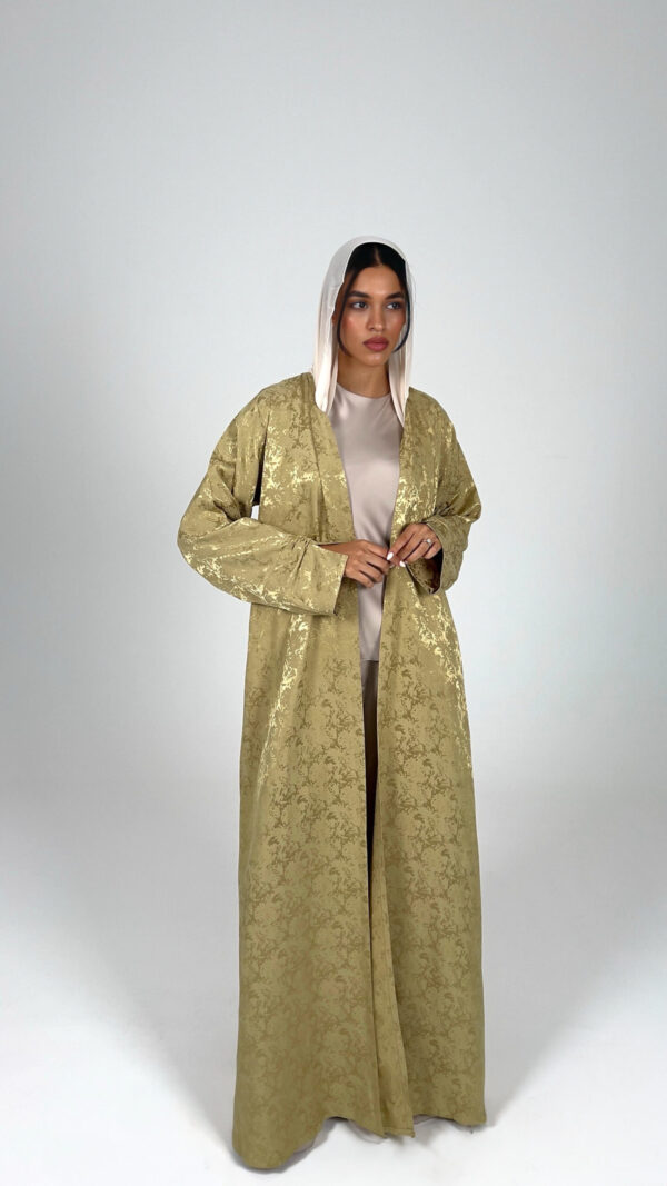 Golden Whisper Abaya - Image 1