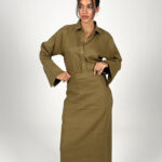 Olive Meadow Skirt Set