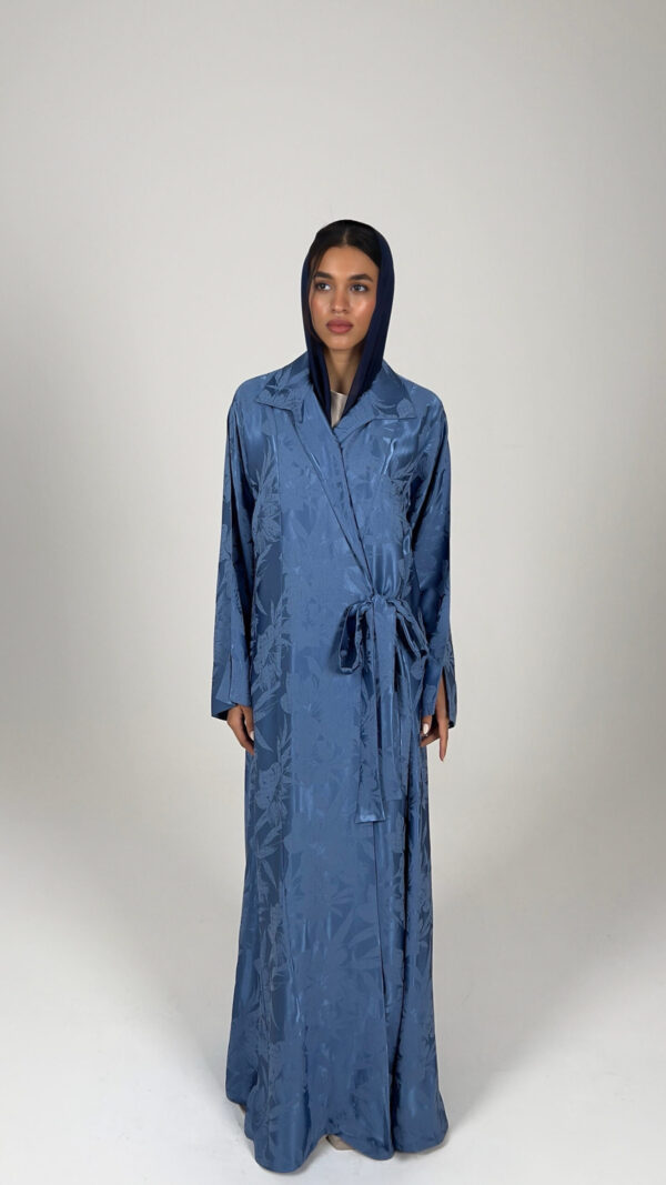 Azure Wrap Abaya - Image 5