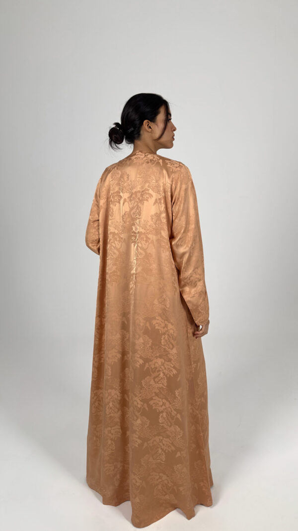 Apricot Glow Abaya - Image 2