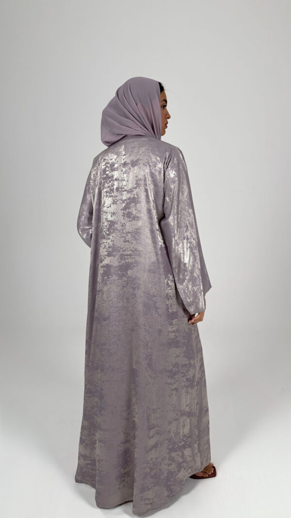 Lavender Sparkly Abaya - Image 2