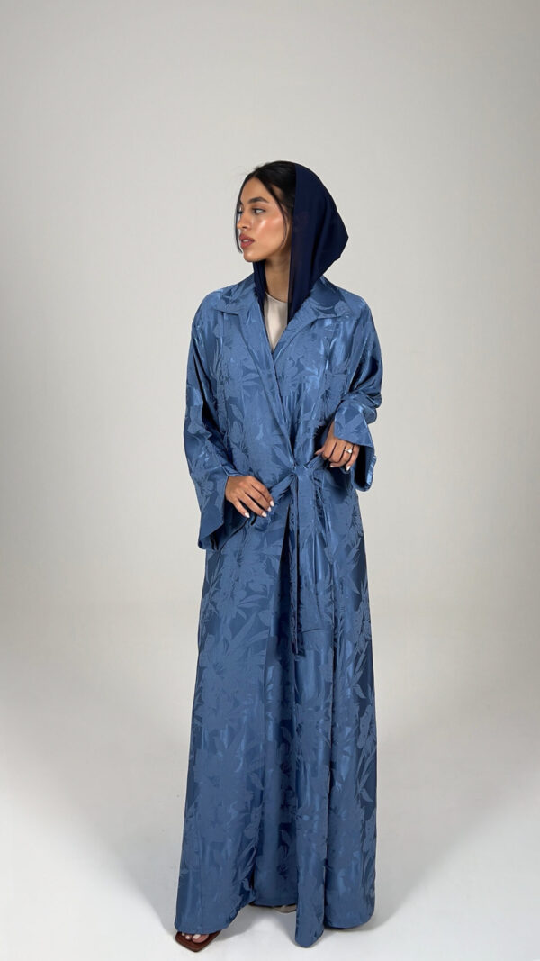 Azure Wrap Abaya - Image 2